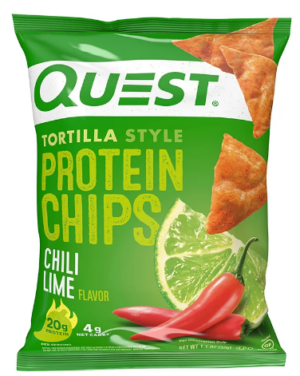 Quest Chili Lime Protein Chips 1.1oz 8ct